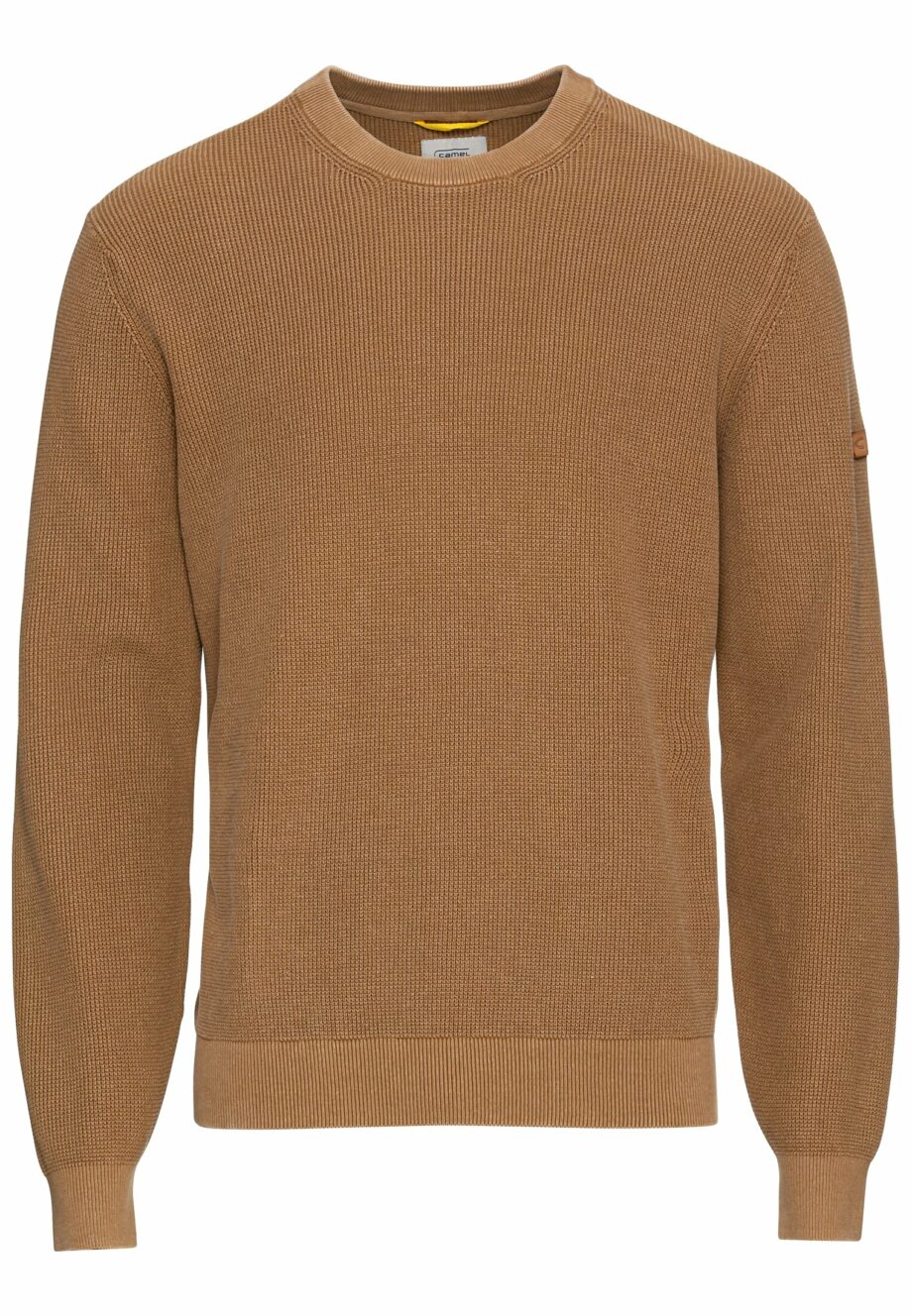 Camel Herren Strickpullover aus Bio-Baumwolle