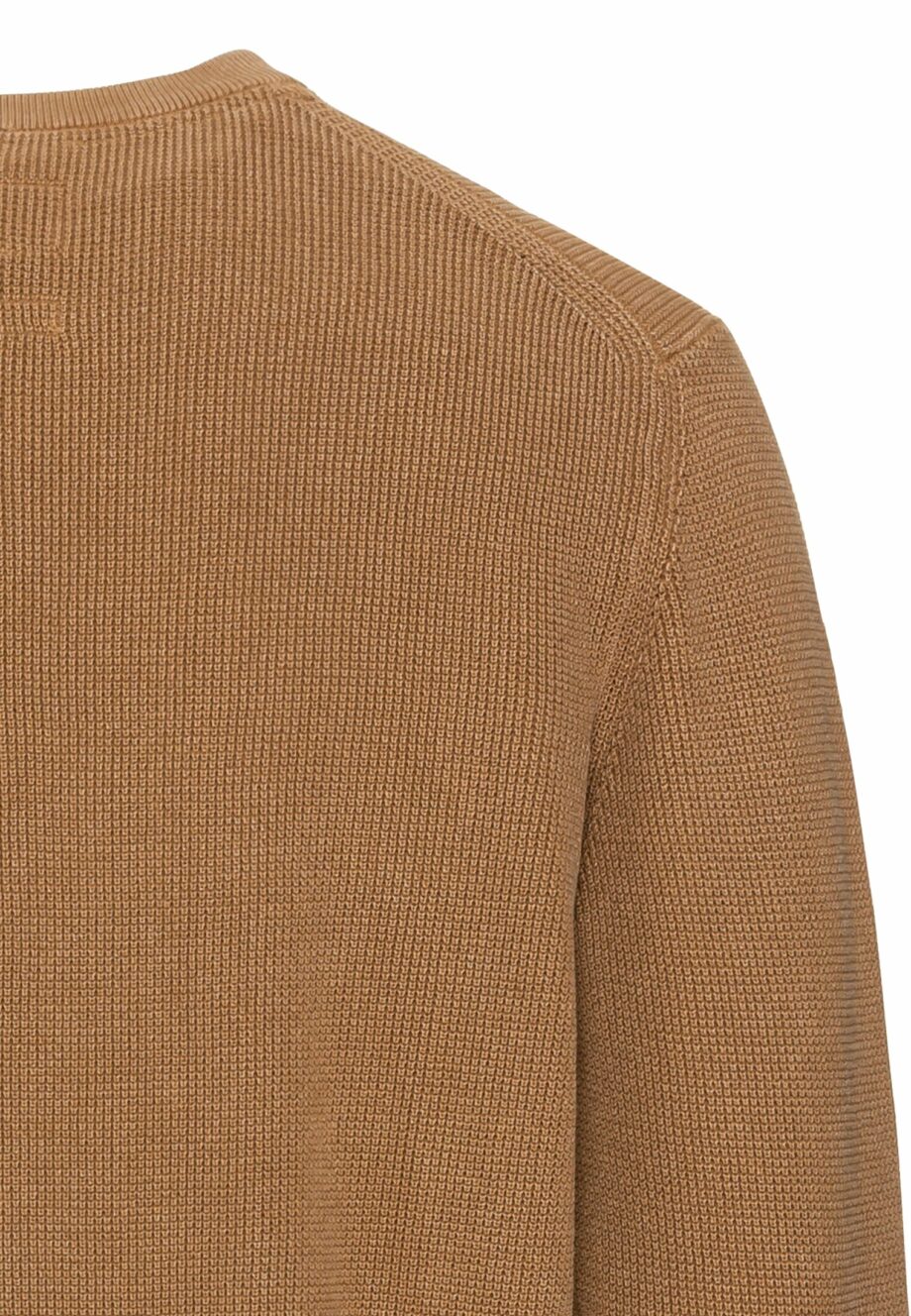 Camel Herren Strickpullover aus Bio-Baumwolle
