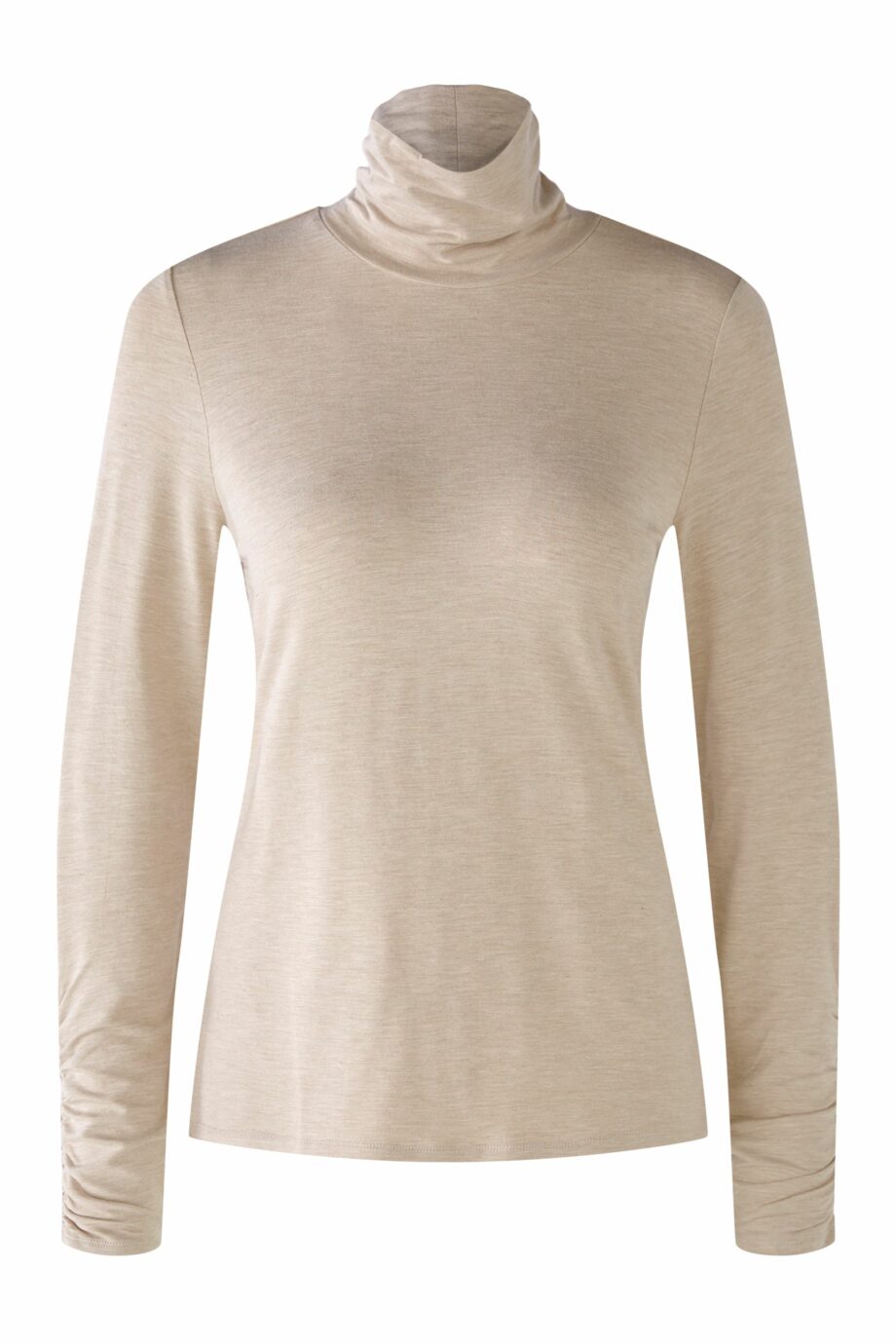 Oui Damen Langarmshirt mit Rollkragen