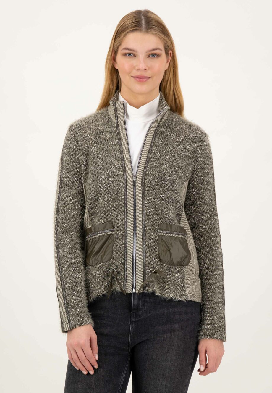 JUST WHITE Damen Jacke