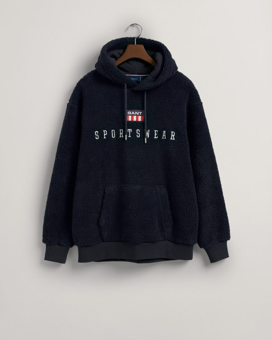 GANT Herren Retro Flag Fleece-Hoodie