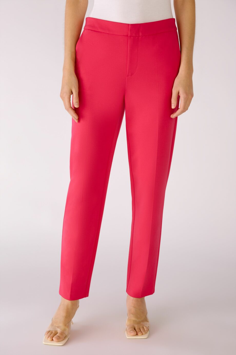 Oui Damen Hose - Chino in Heavy-Jersey