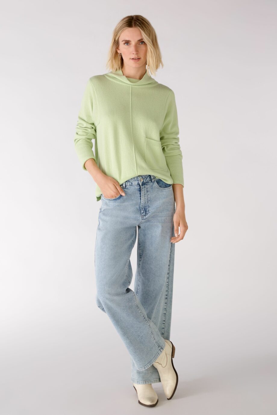 Oui Damen Strickpullover