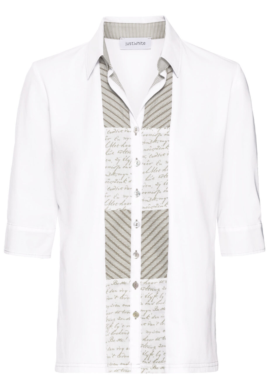 Just White Damen Bluse