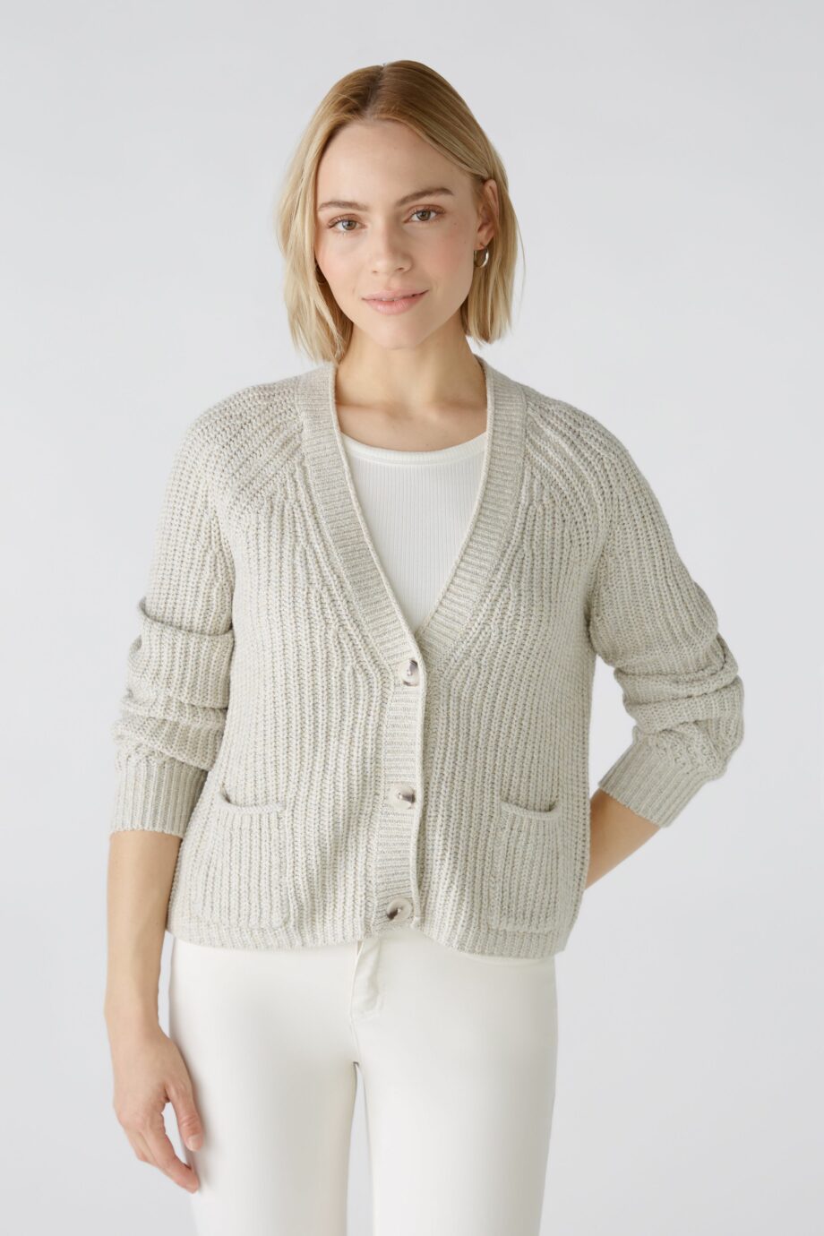Oui Damen Strickjacke
