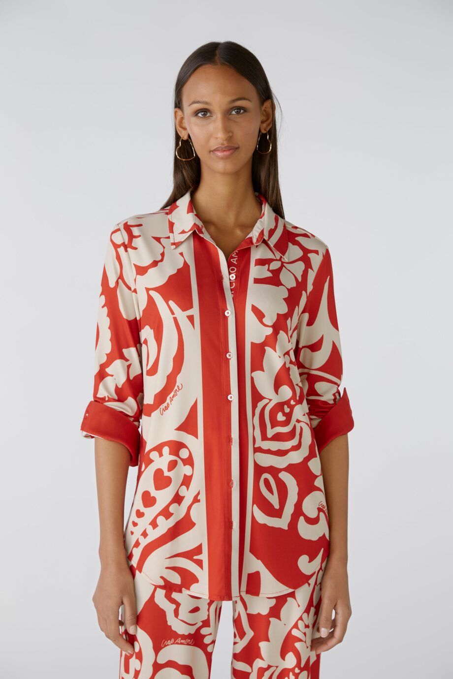 Oui Damen Bluse