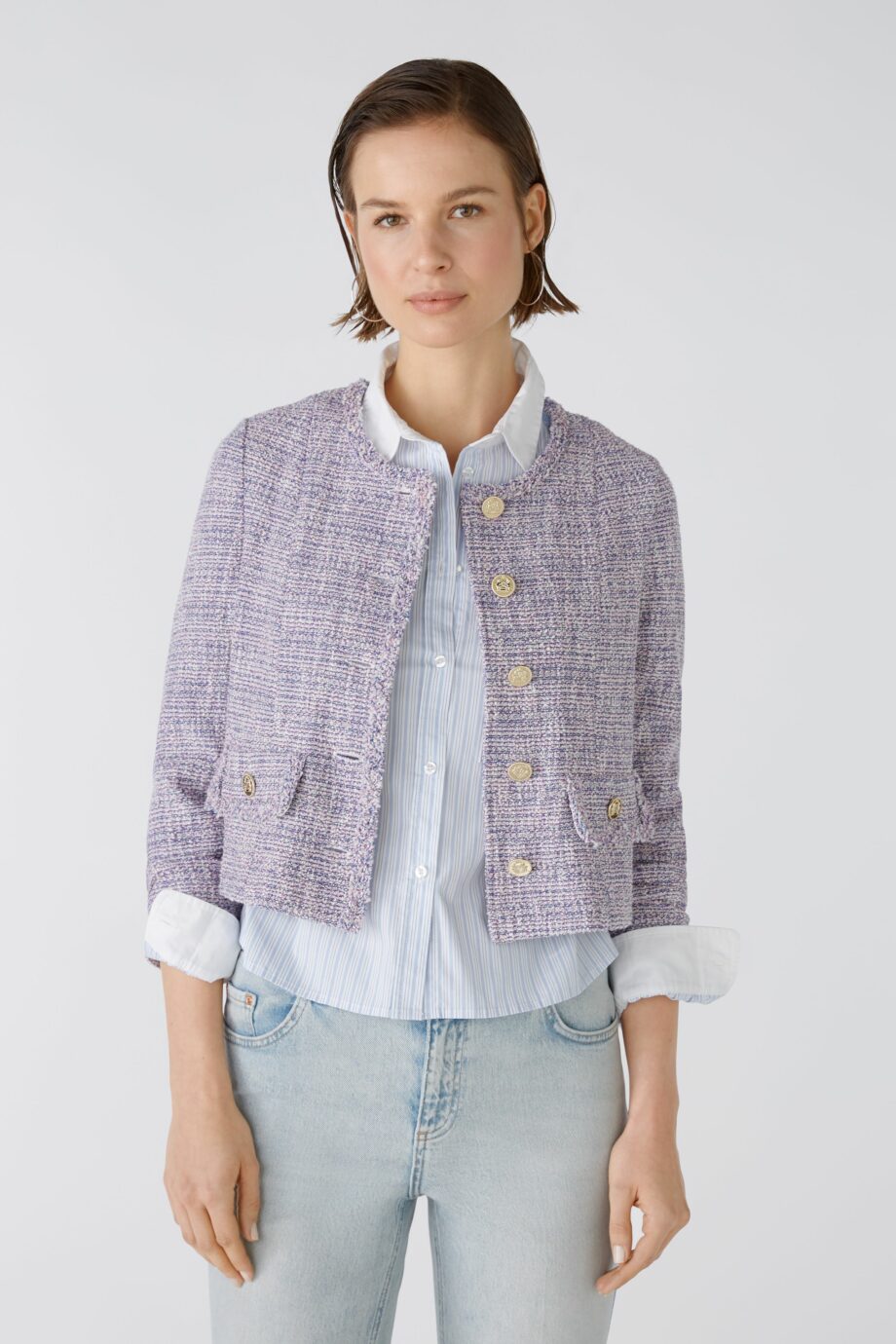Oui Damen Strickjacke