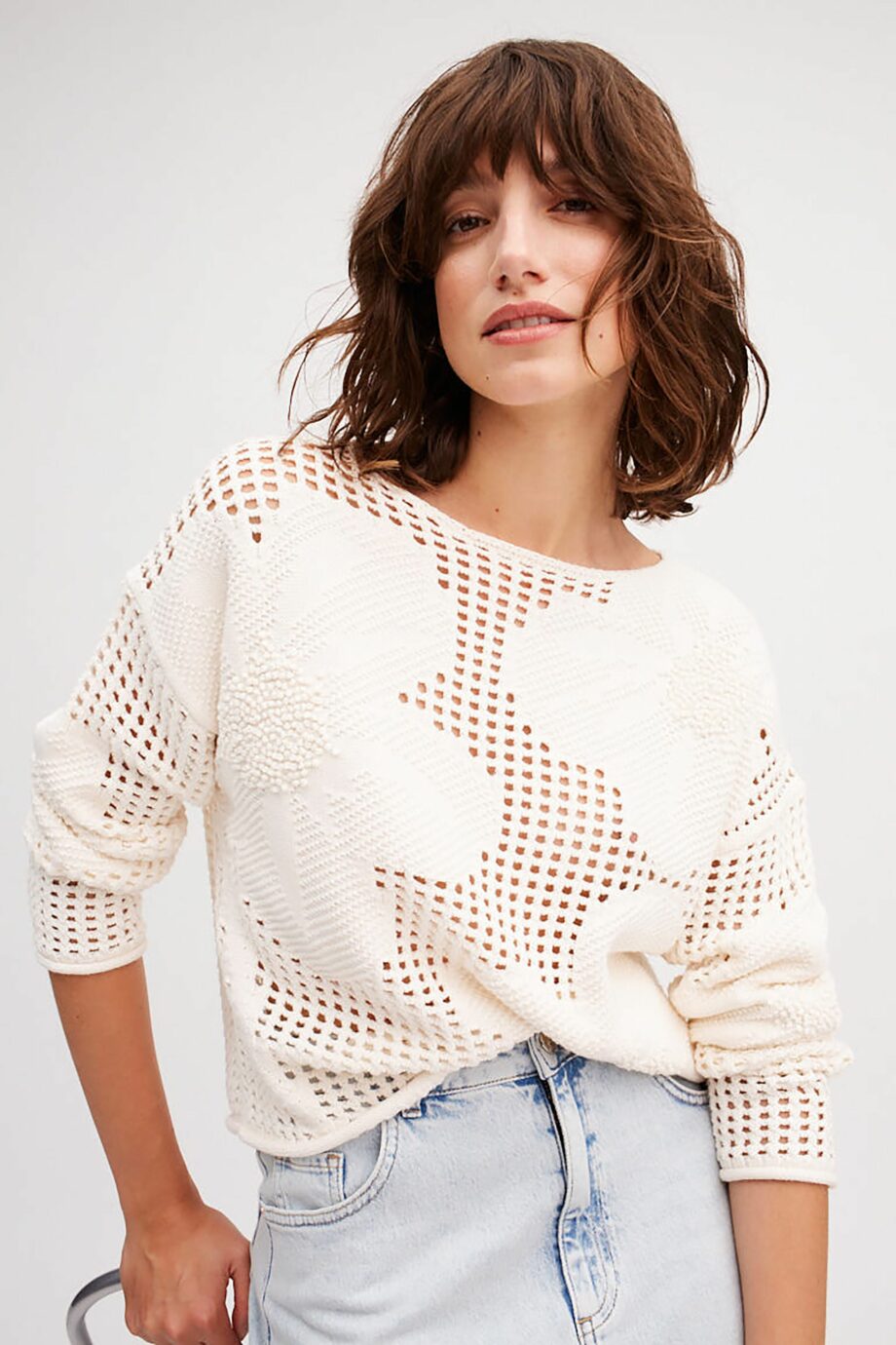 Oui Damen Pullover