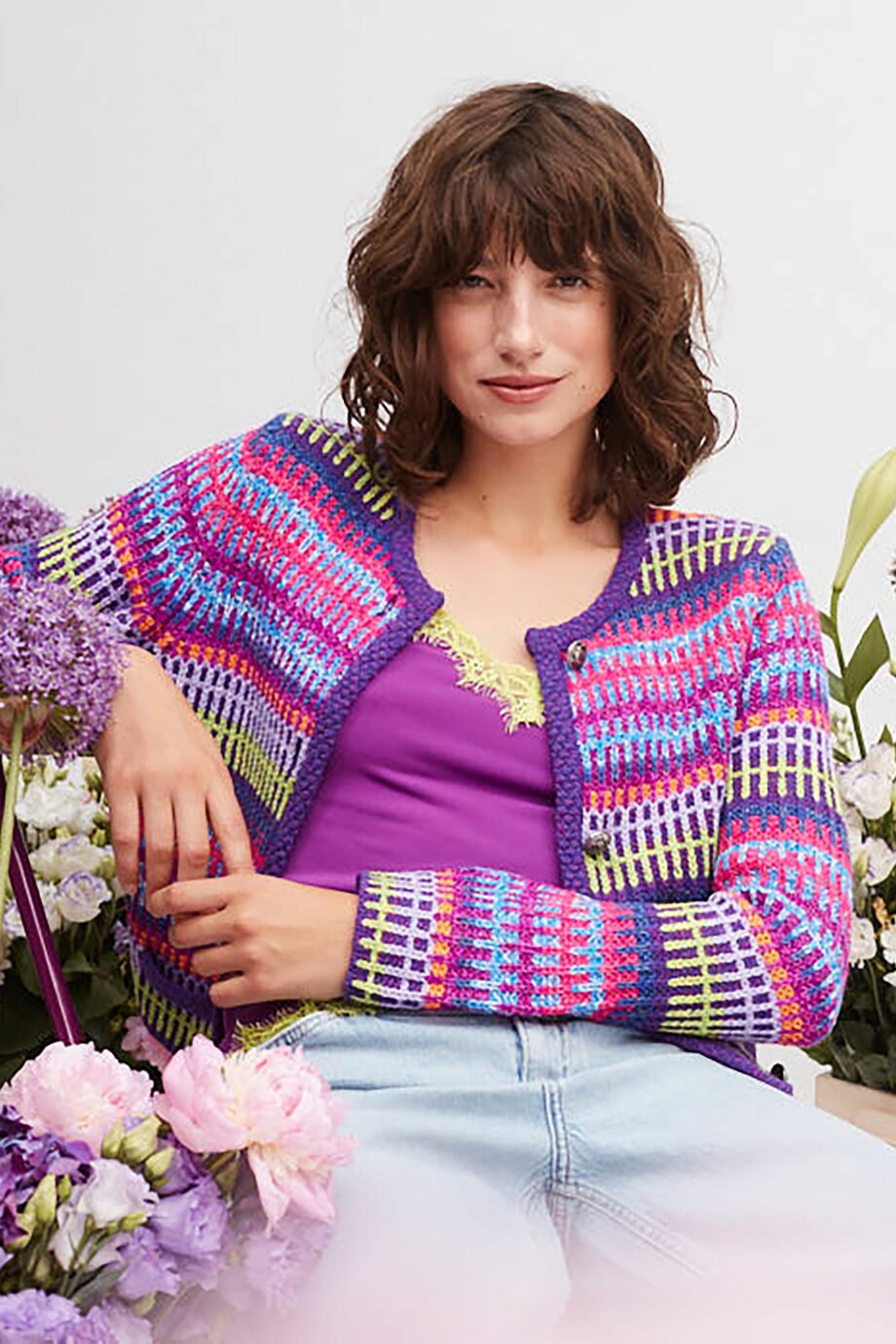 Oui Damen Strickjacke