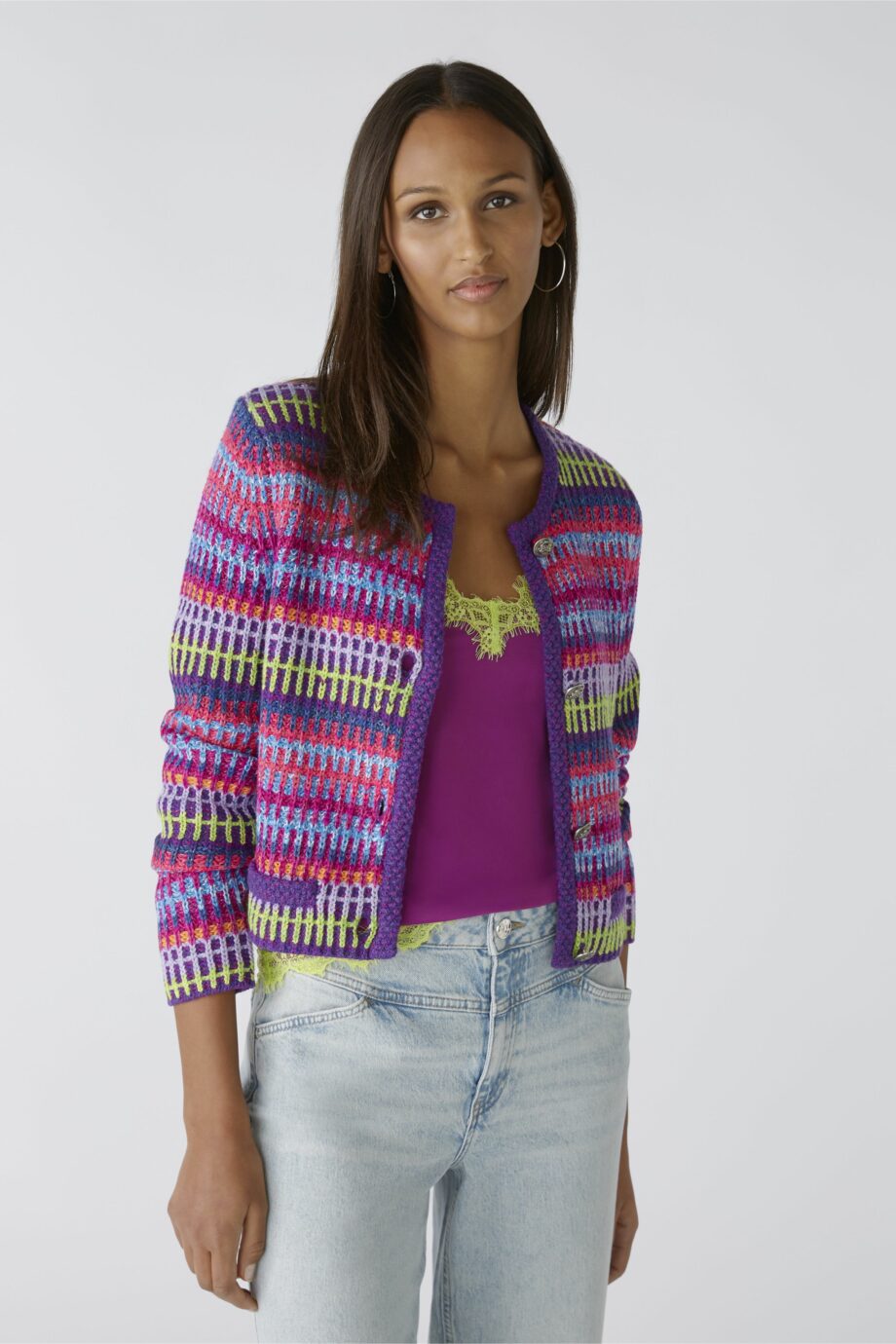 Oui Damen Strickjacke