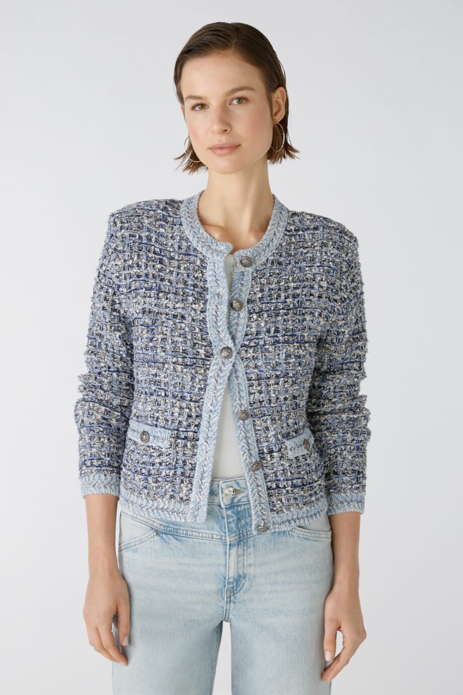 Oui Damen Strickjacke