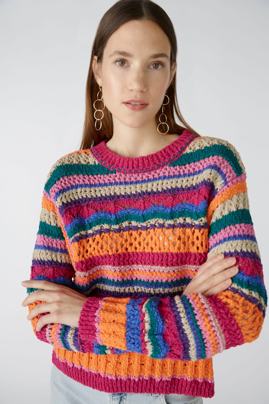 Oui Damen Pullover