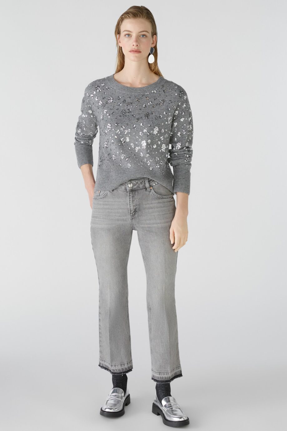 Oui Damen Pullover