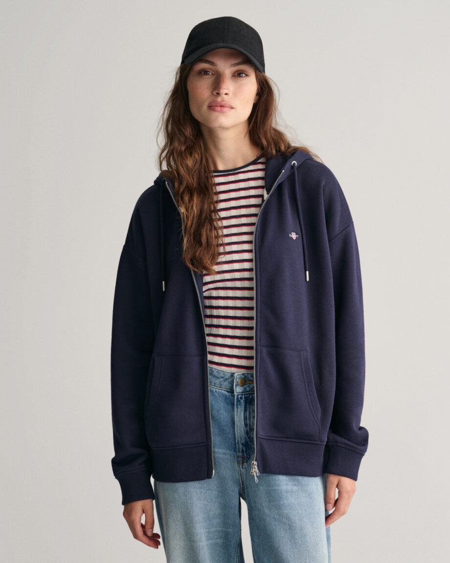 GANT Damen Sweatjacke