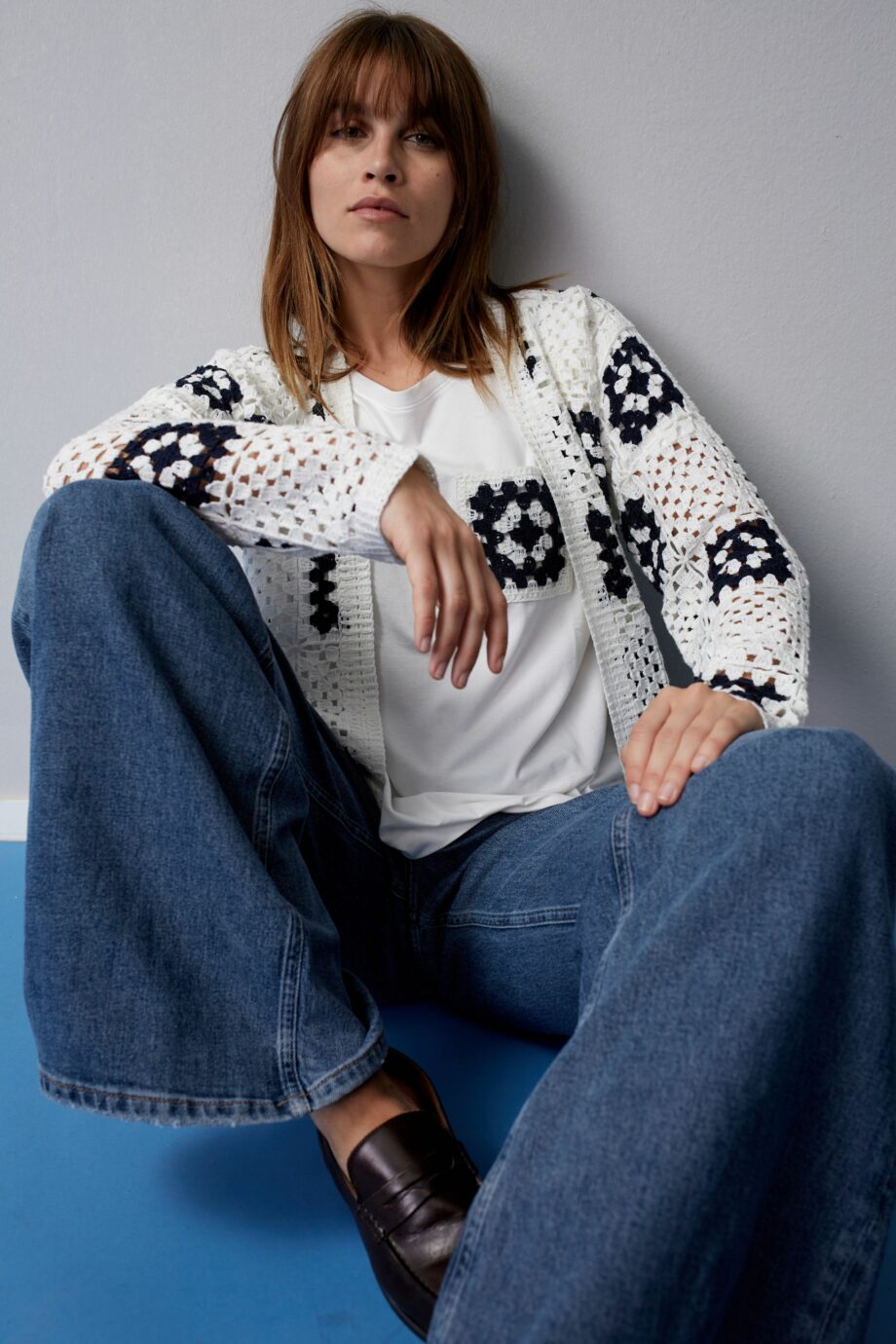 Oui Damen Strickjacke