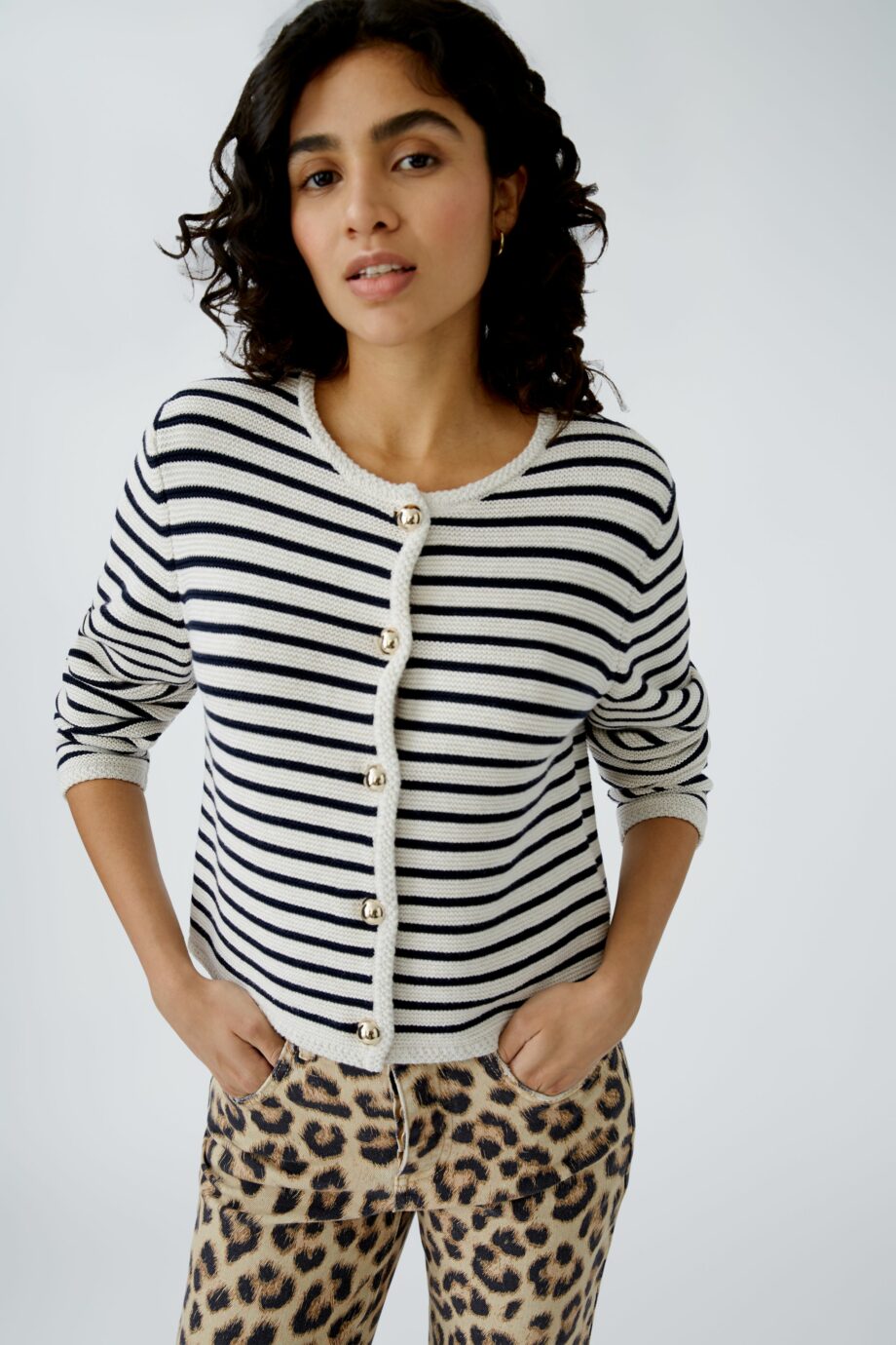 Oui Damen Strickjacke