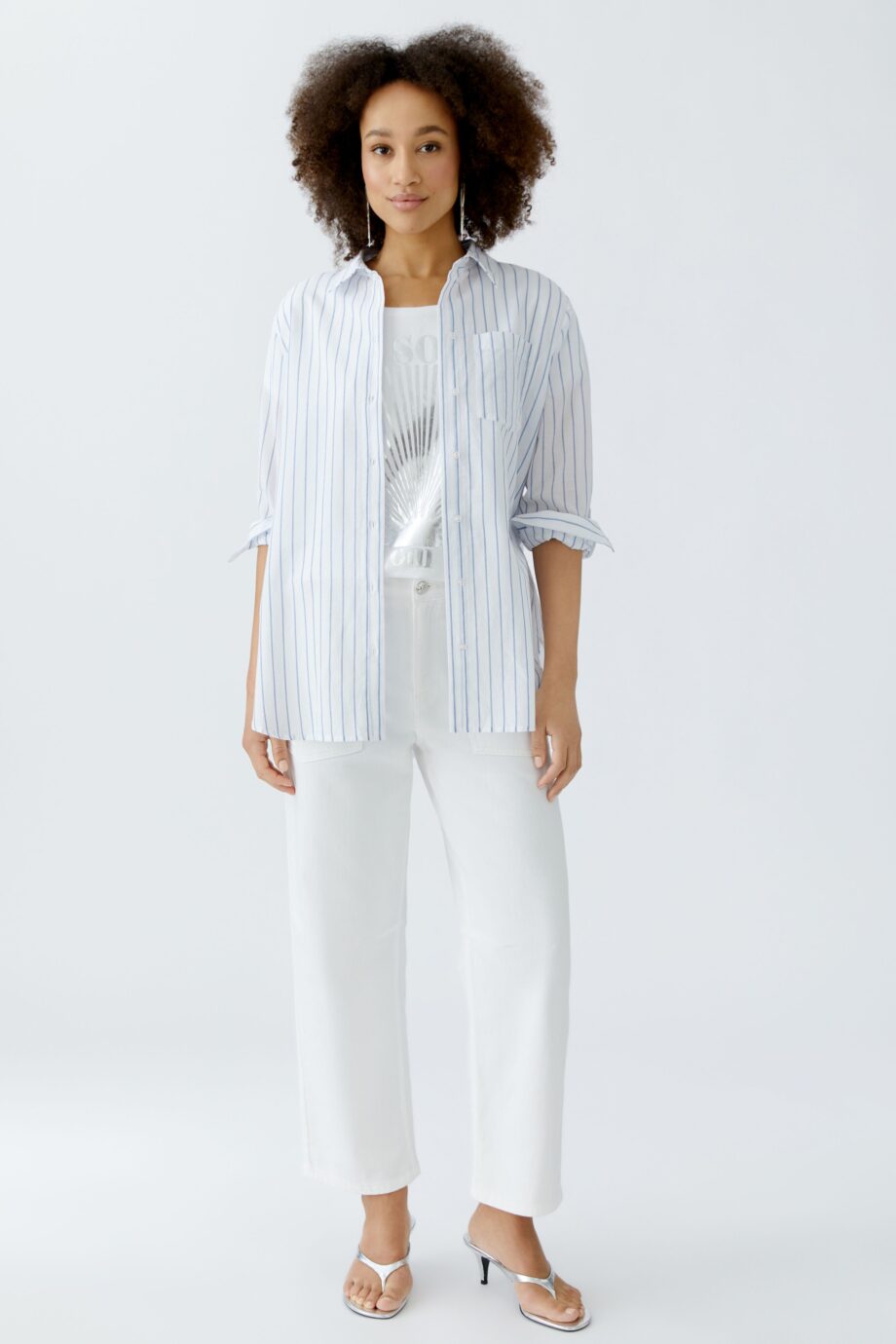 Oui Damen Bluse