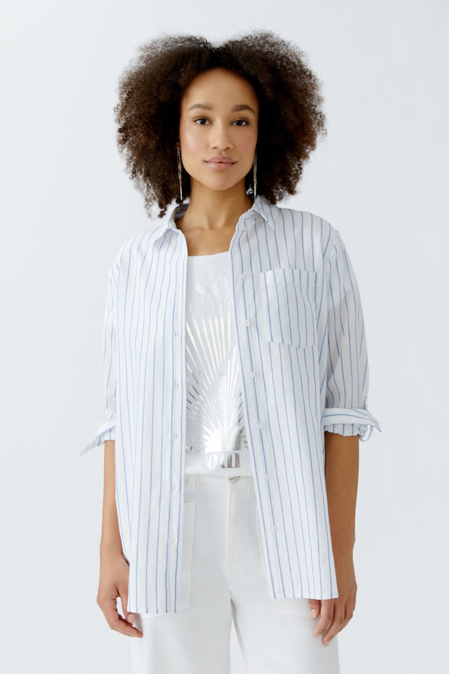 Oui Damen Bluse