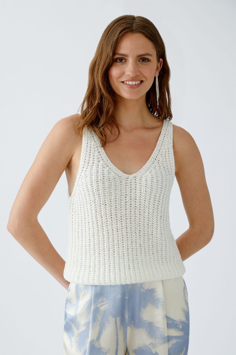 Oui Damen Stricktop