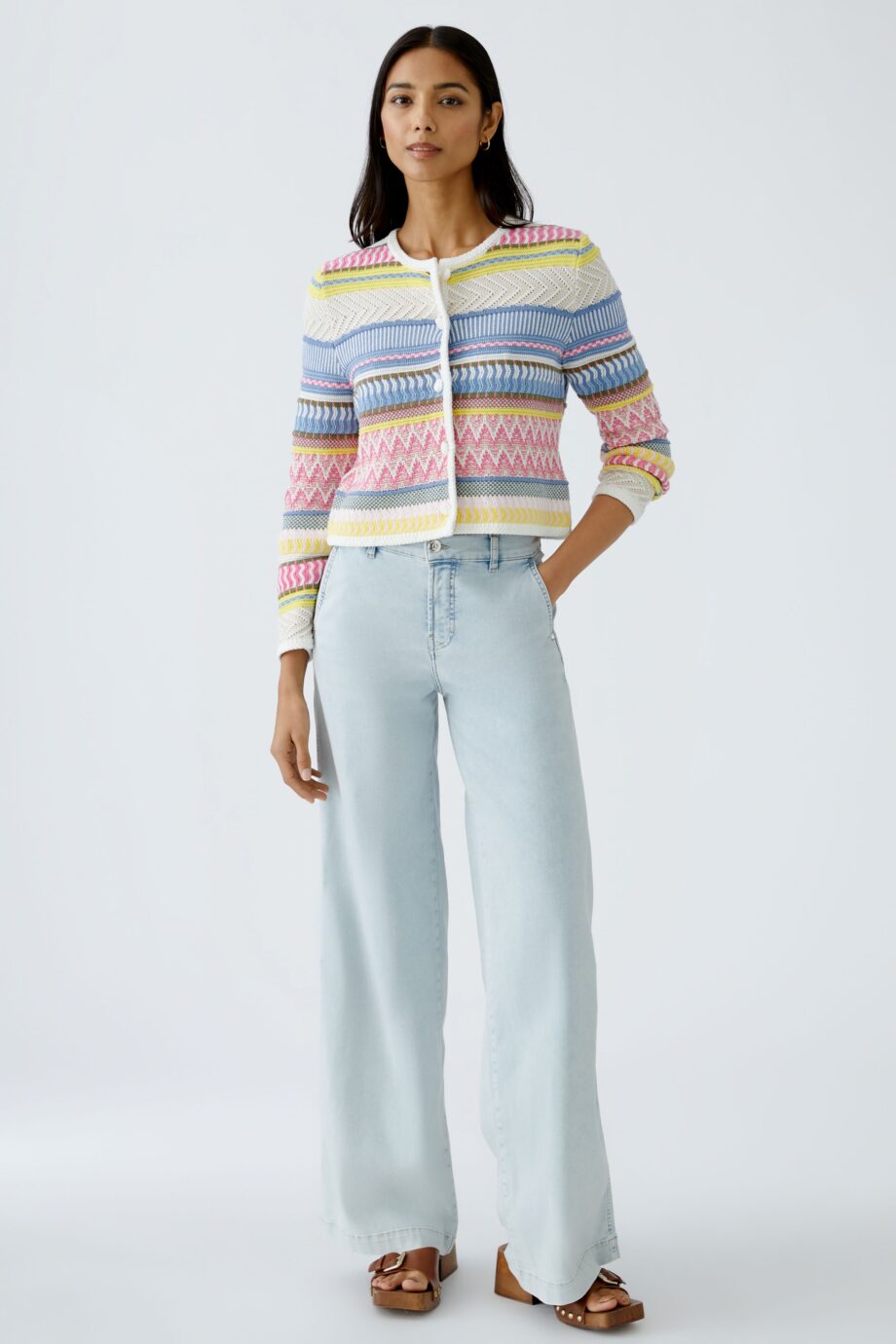 Oui Damen Strickjacke