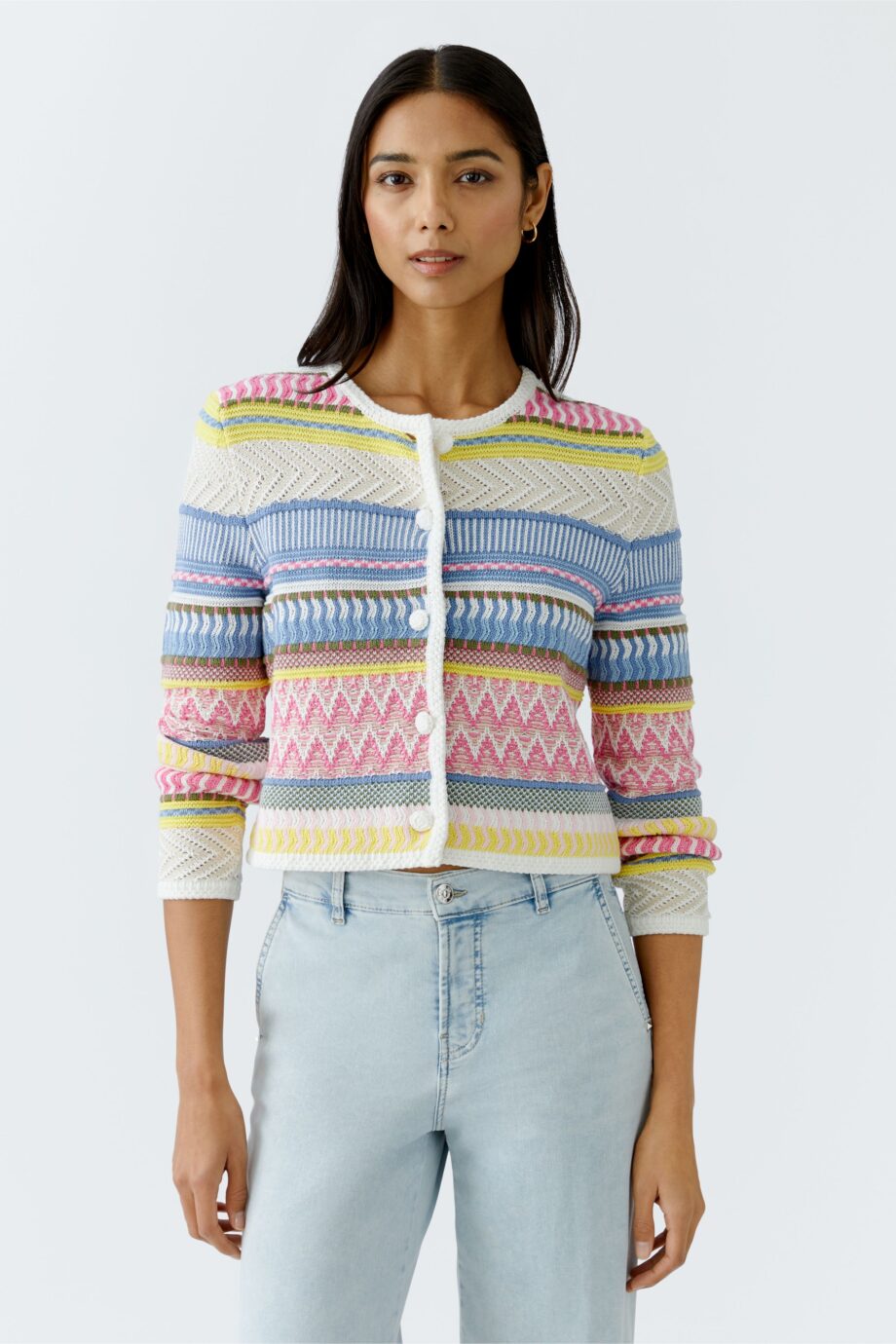 Oui Damen Strickjacke