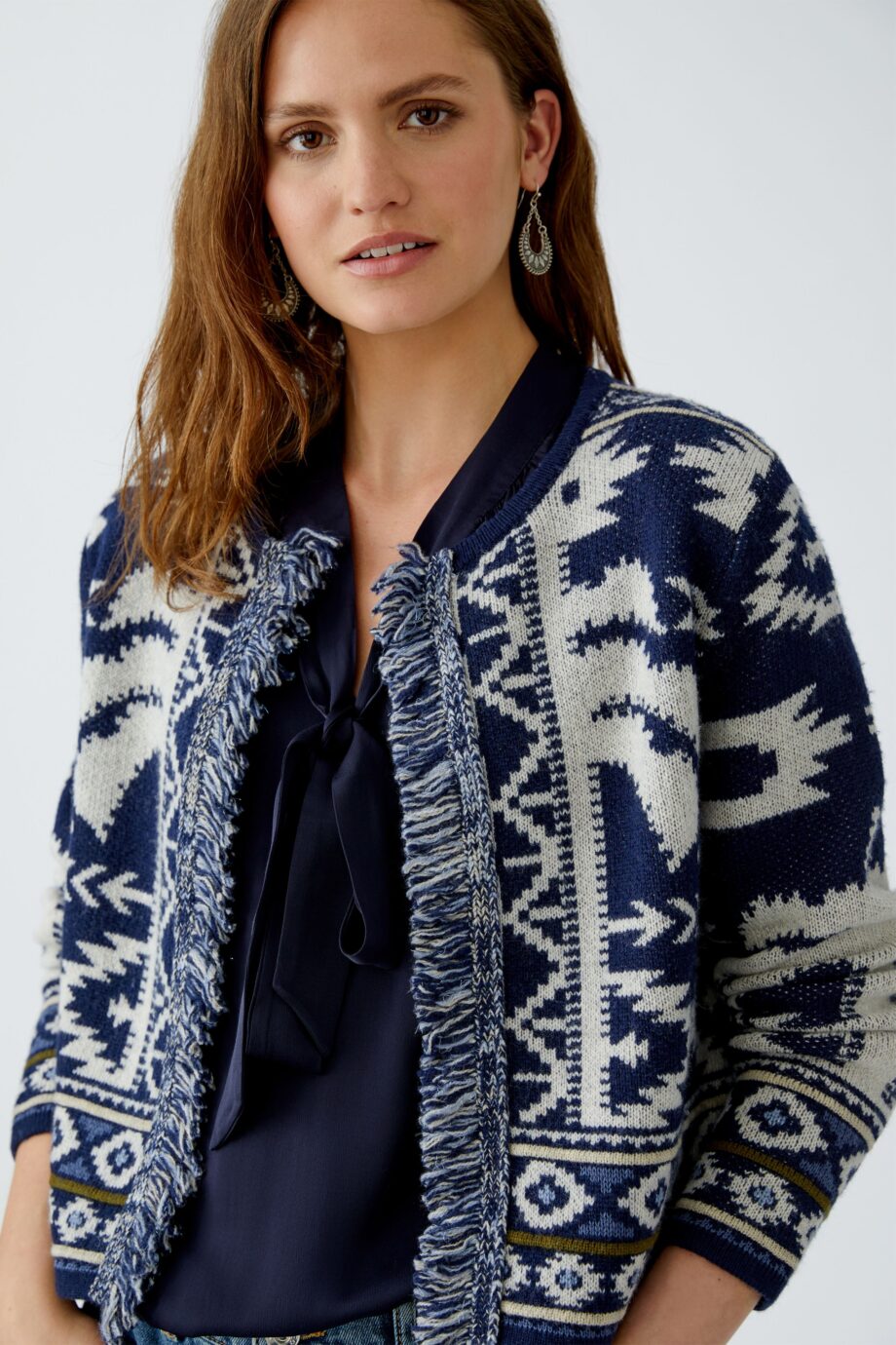 Oui Damen Strickjacke
