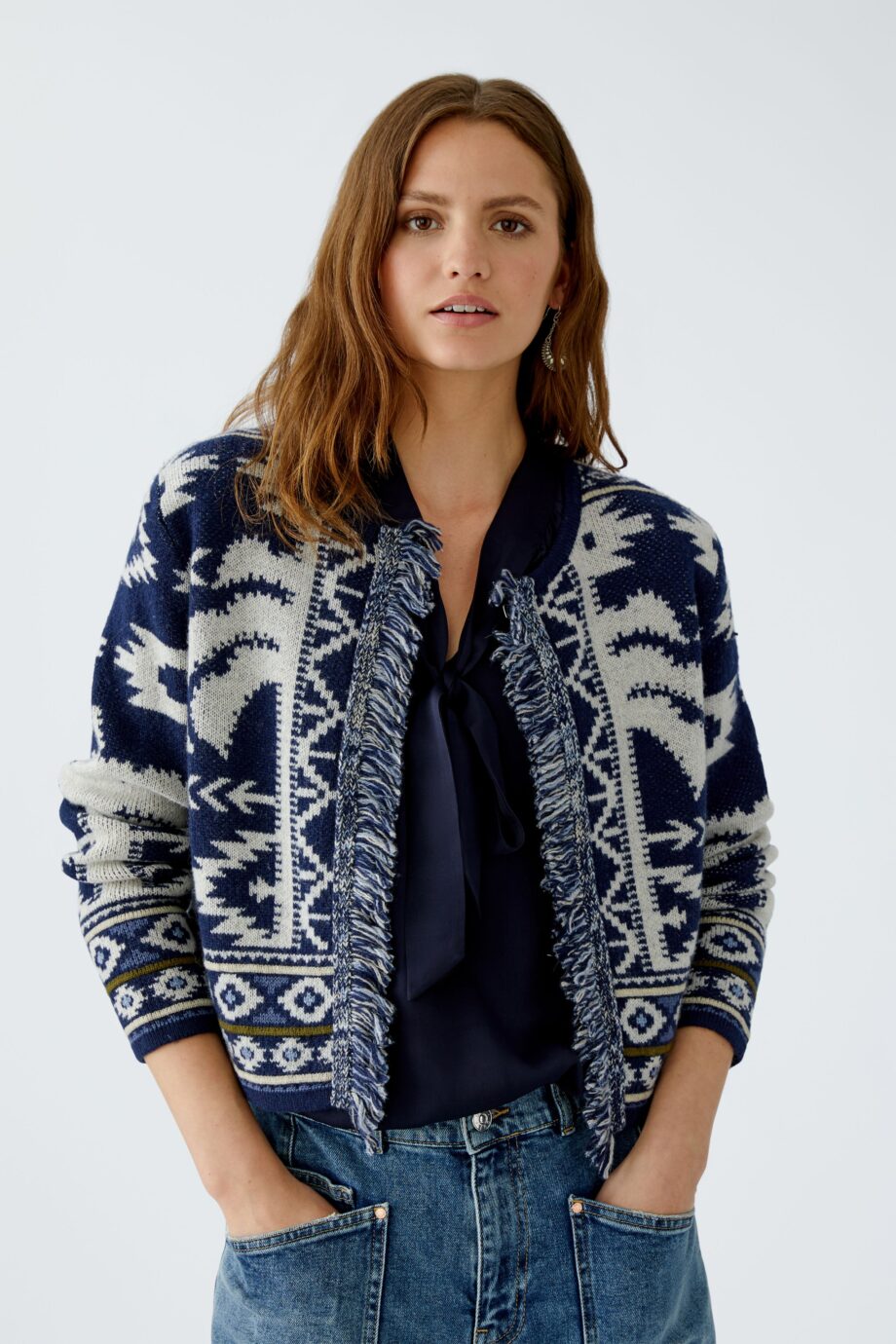 Oui Damen Strickjacke