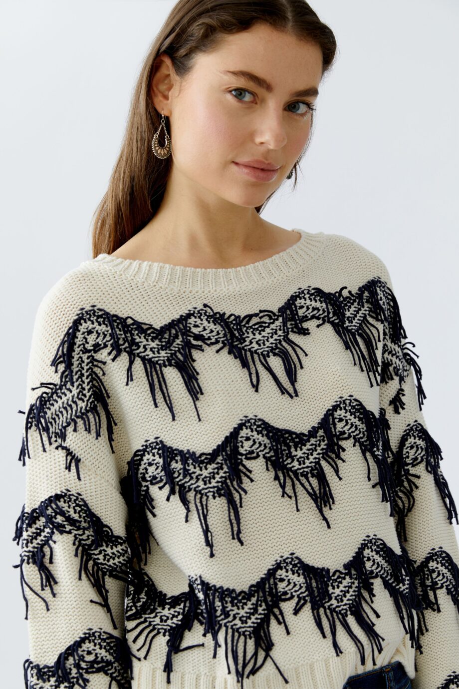 Oui Damen Pullover