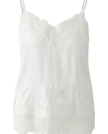 Oui Damen Spitzentop