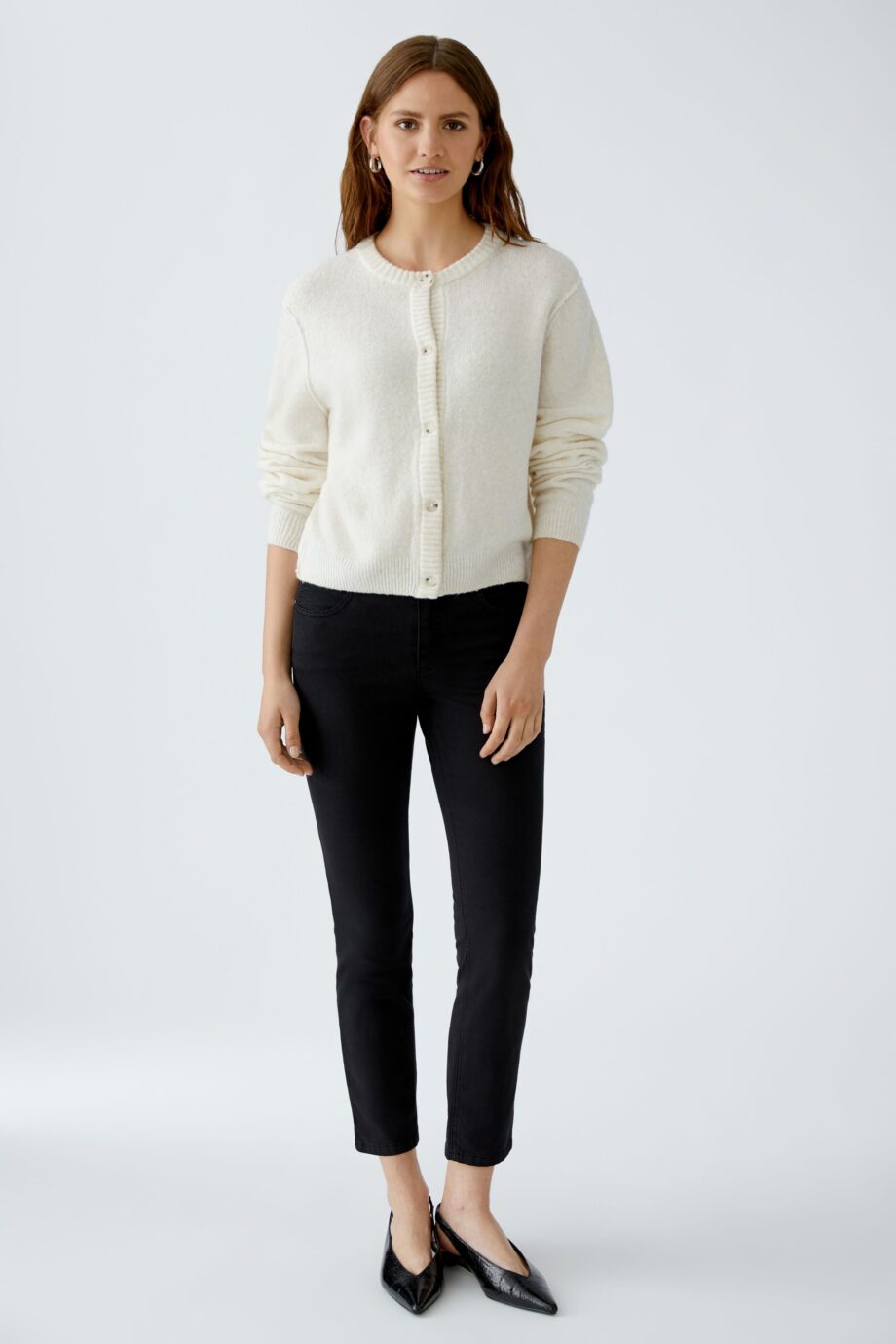 Oui Damen  Strickjacke
