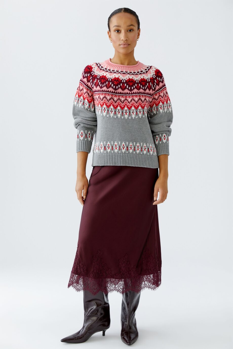 Oui Damen Pullover