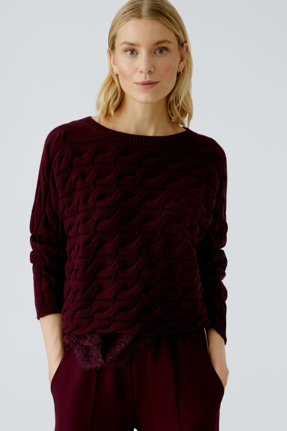 Oui Damen Pullover