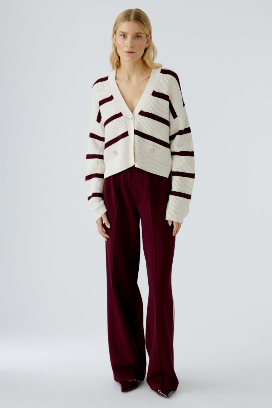 Oui Damen Strickjacke