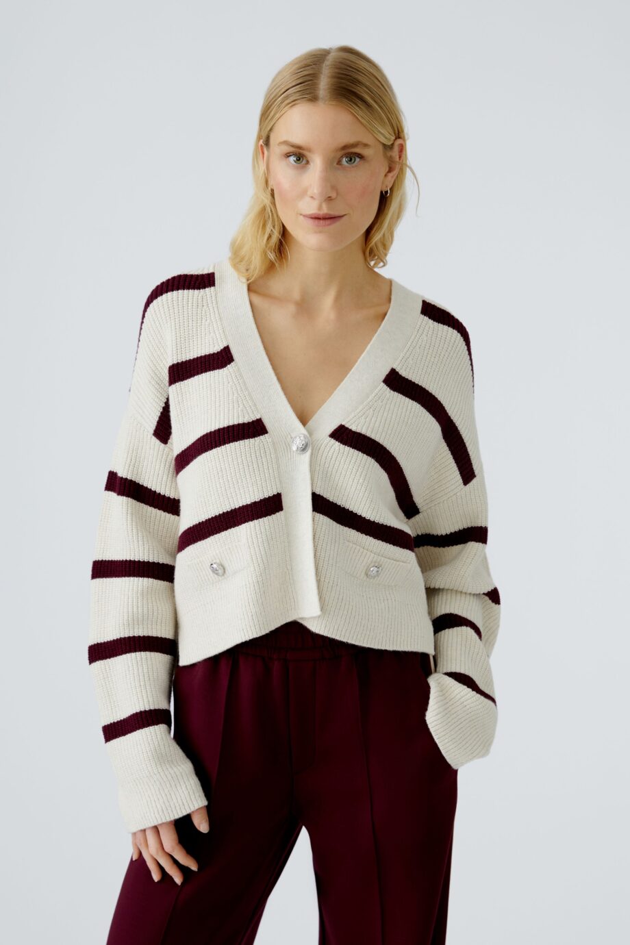 Oui Damen Strickjacke