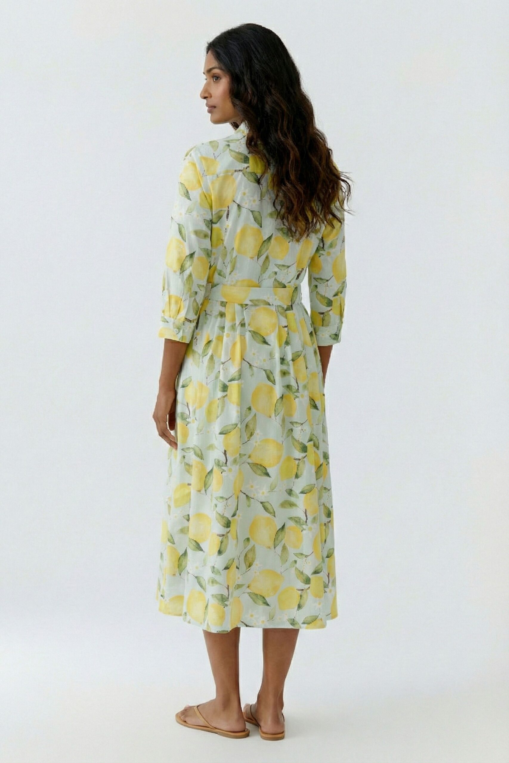 Oui Damen Midikleid