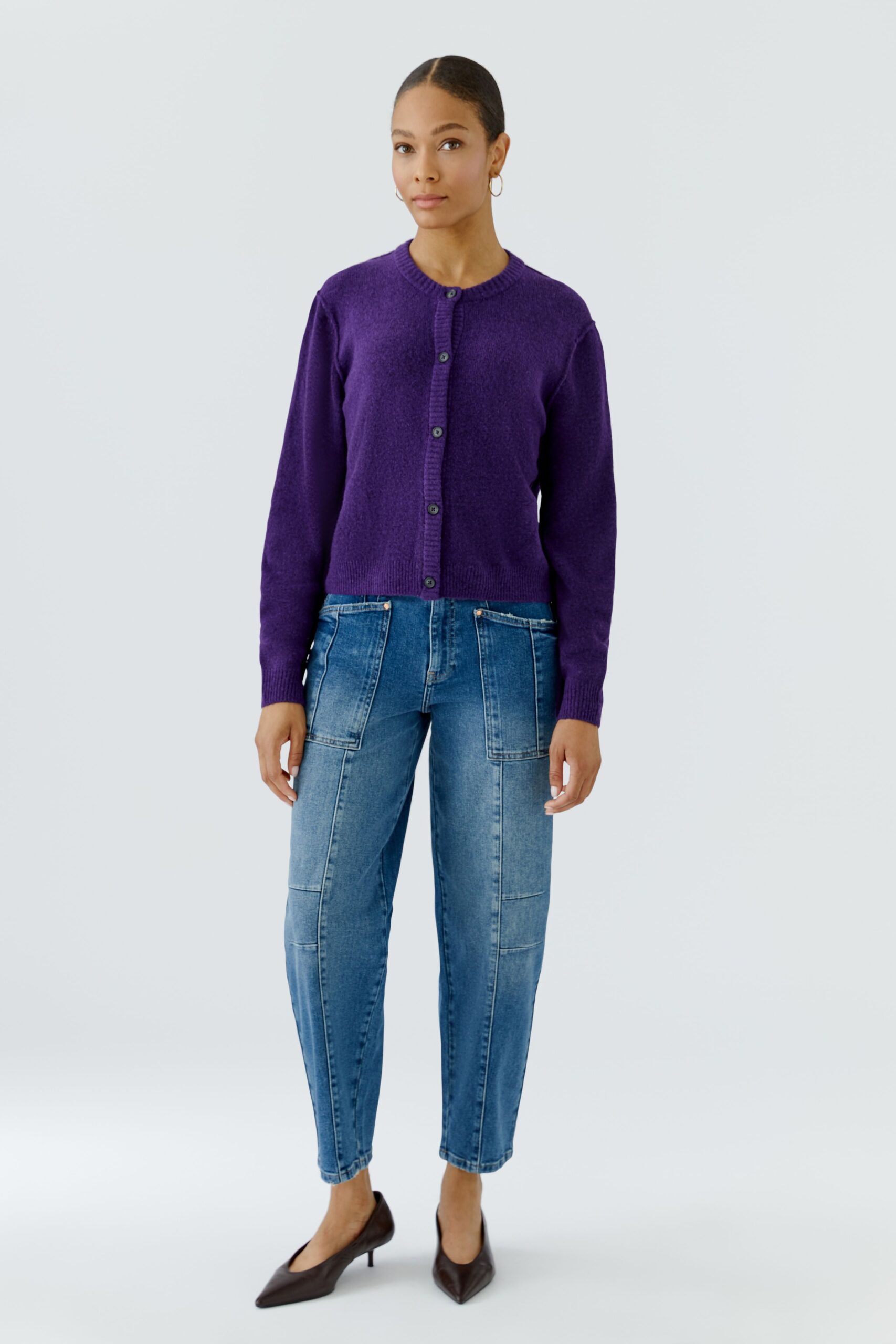 Oui Damen Strickjacke