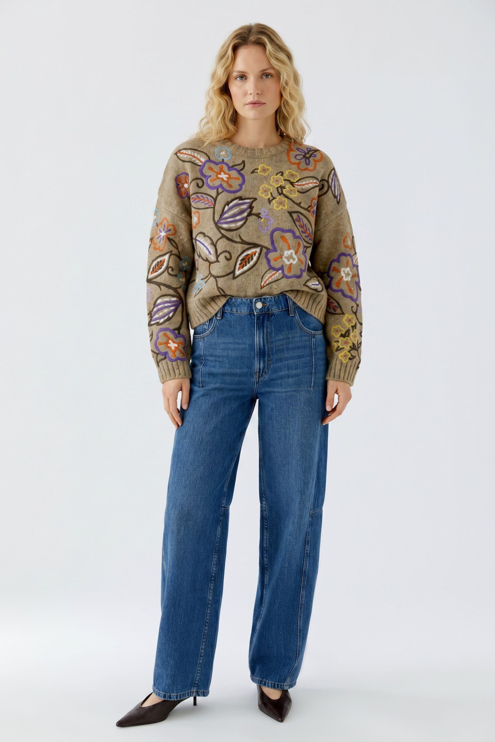 Oui Damen Pullover
