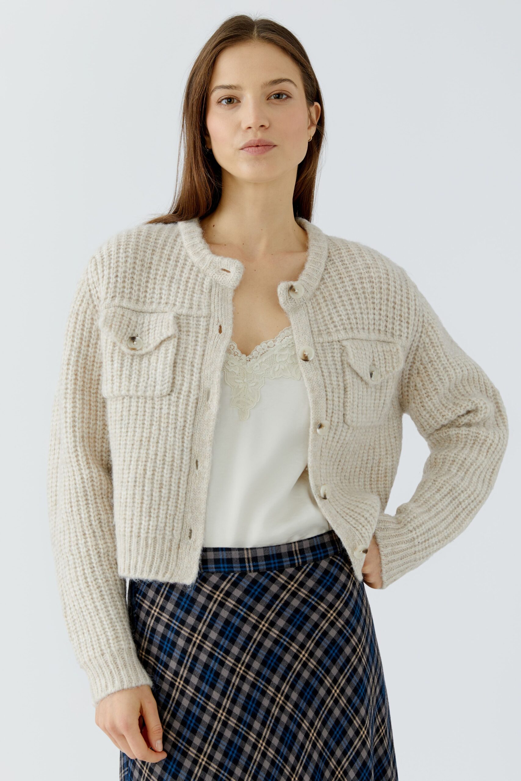 Oui Damen Strickjacke – Bild 3